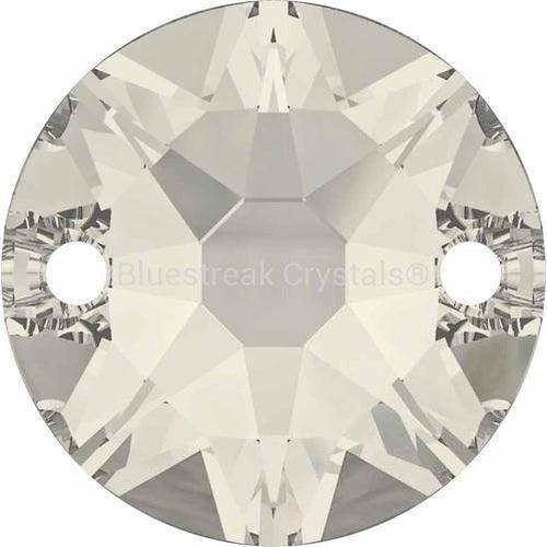 Serinity Sew On Crystals Round (3288) Crystal Silver Shade-Serinity Sew On Crystals-8mm - Pack of 6-Bluestreak Crystals