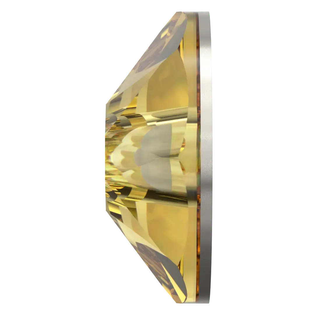 Serinity Sew On Crystals Round Lochrose (3188) Dark Jonquil - Bluestreak Crystals