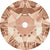 Serinity Sew On Crystals Round Lochrose (3188) Light Peach-Serinity Sew On Crystals-3mm - Pack of 50-Bluestreak Crystals