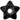 Serinity Sew On Crystals Star Flower (3754) Jet UNFOILED - Bluestreak Crystals