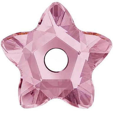 Serinity Sew On Crystals Star Flower (3754) Light Rose - Bluestreak Crystals