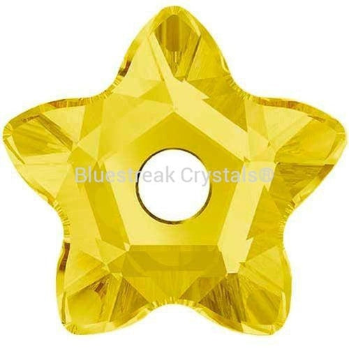 Serinity Sew On Crystals Star Flower (3754) Light Topaz-Serinity Sew On Crystals-5mm - Pack of 10-Bluestreak Crystals