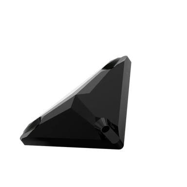 Serinity Sew On Crystals Triangle (3270) Jet UNFOILED - Bluestreak Crystals