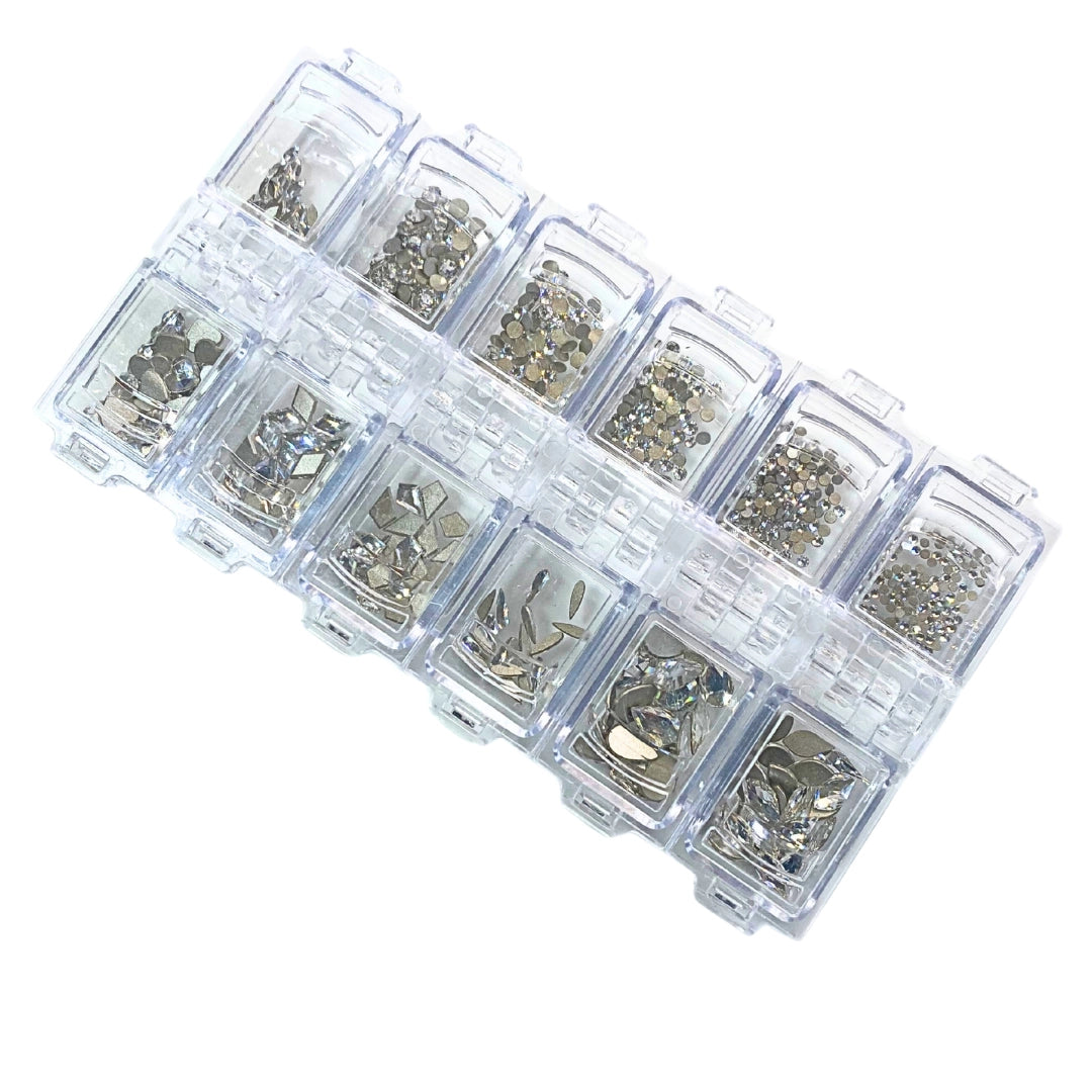 Serinity Flat Back Crystals Non Hotfix Ultimate Mix CRYSTAL