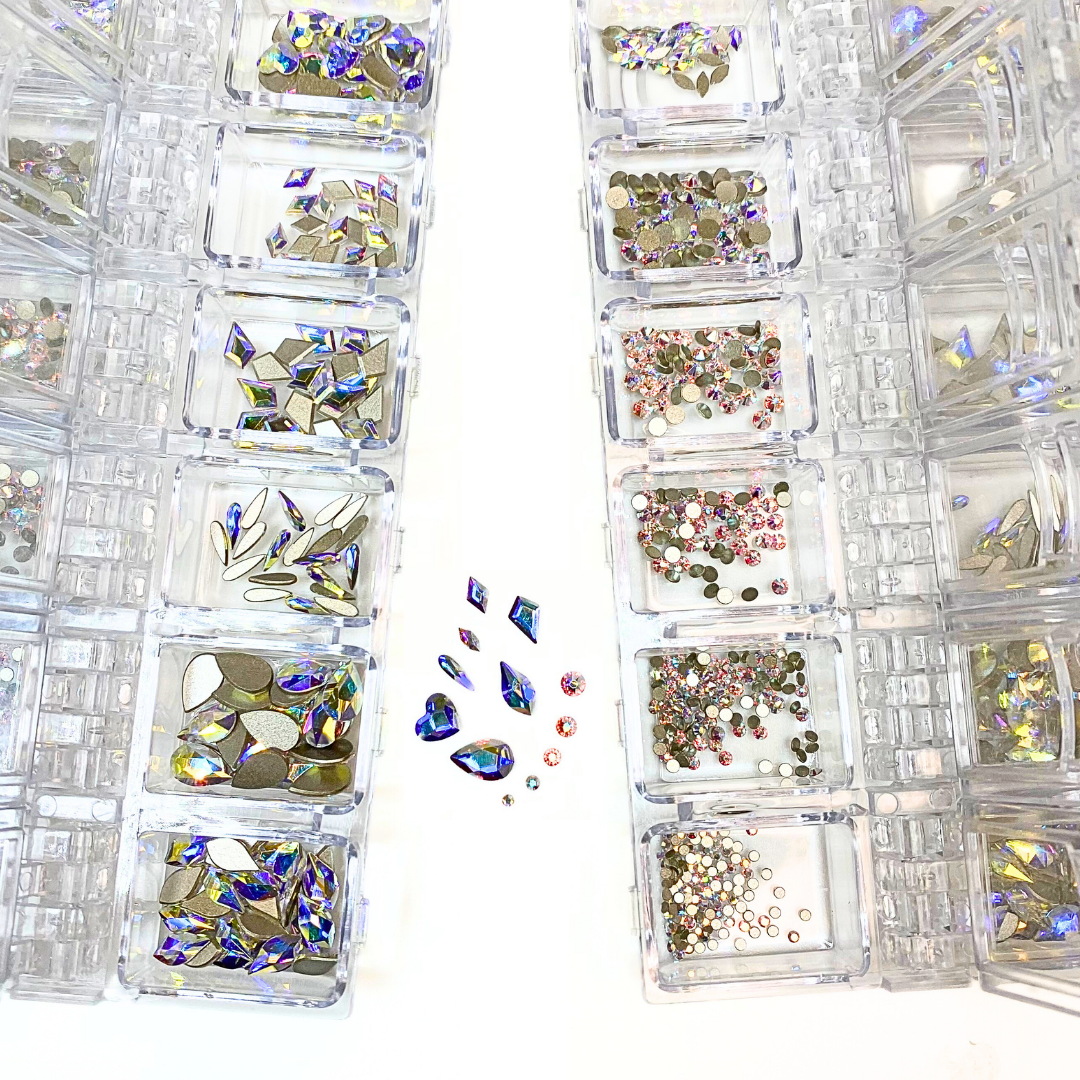 Swarovski Flat Back Crystals Non Hotfix Ultimate Mix CRYSTAL AB