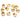 Sew-on Setting for Baroque Pear Fancy Stone Gold Colour - Bluestreak Crystals