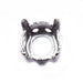 Sew-on Setting for Chaton Rivoli Stones Silver Colour - Bluestreak Crystals