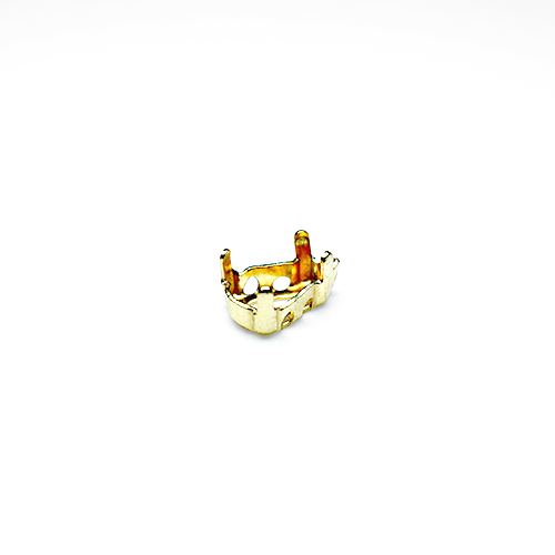 Sew-on Setting for Pear Fancy Stone Gold Colour - Bluestreak Crystals