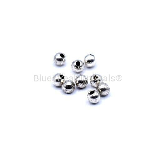 Silver Plated Memory Wire End Caps-Threads-Bluestreak Crystals