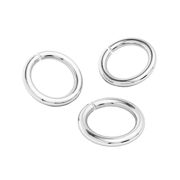 Round Jump Rings Silver Plated Open Round Jump Rings | Jewellery Findings