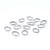 Silver Plated Oval Open Jump Rings-Findings For Jewellery-4x3mm (End of Line)-Pack of 50-Bluestreak Crystals