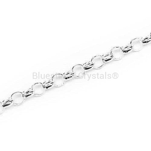 Sterling Silver (925) Belcher Chains-Findings For Jewellery-Bluestreak Crystals