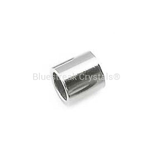 Sterling Silver (925) Crimp Tubes-Findings For Jewellery-2x1mm (1mm hole) - Pack of 20-Bluestreak Crystals