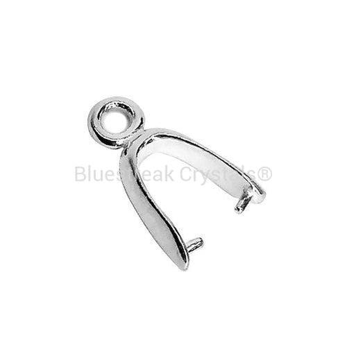 Sterling Silver (925) Pear Pinch Bails