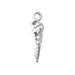 Sterling Silver (925) Sea Shell Charm - Bluestreak Crystals