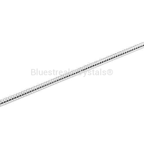 Sterling Silver (925) Snake Chains-Findings For Jewellery-Bluestreak Crystals