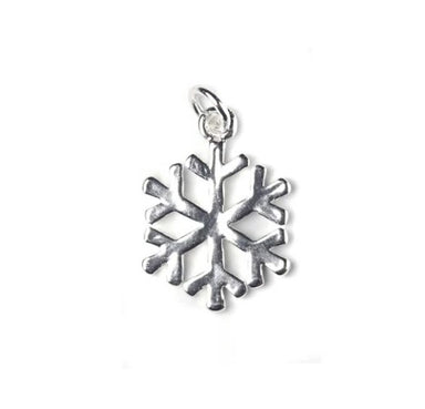Sterling Silver (925) Snowflake Charm - Bluestreak Crystals