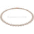 Swarovski Angelic Necklace Round Cut White Rose Gold-Tone Plated-Swarovski Jewellery-Bluestreak Crystals
