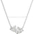 Swarovski Attract Soul Necklace Heart White Rhodium Plated-Swarovski Jewellery-Bluestreak Crystals