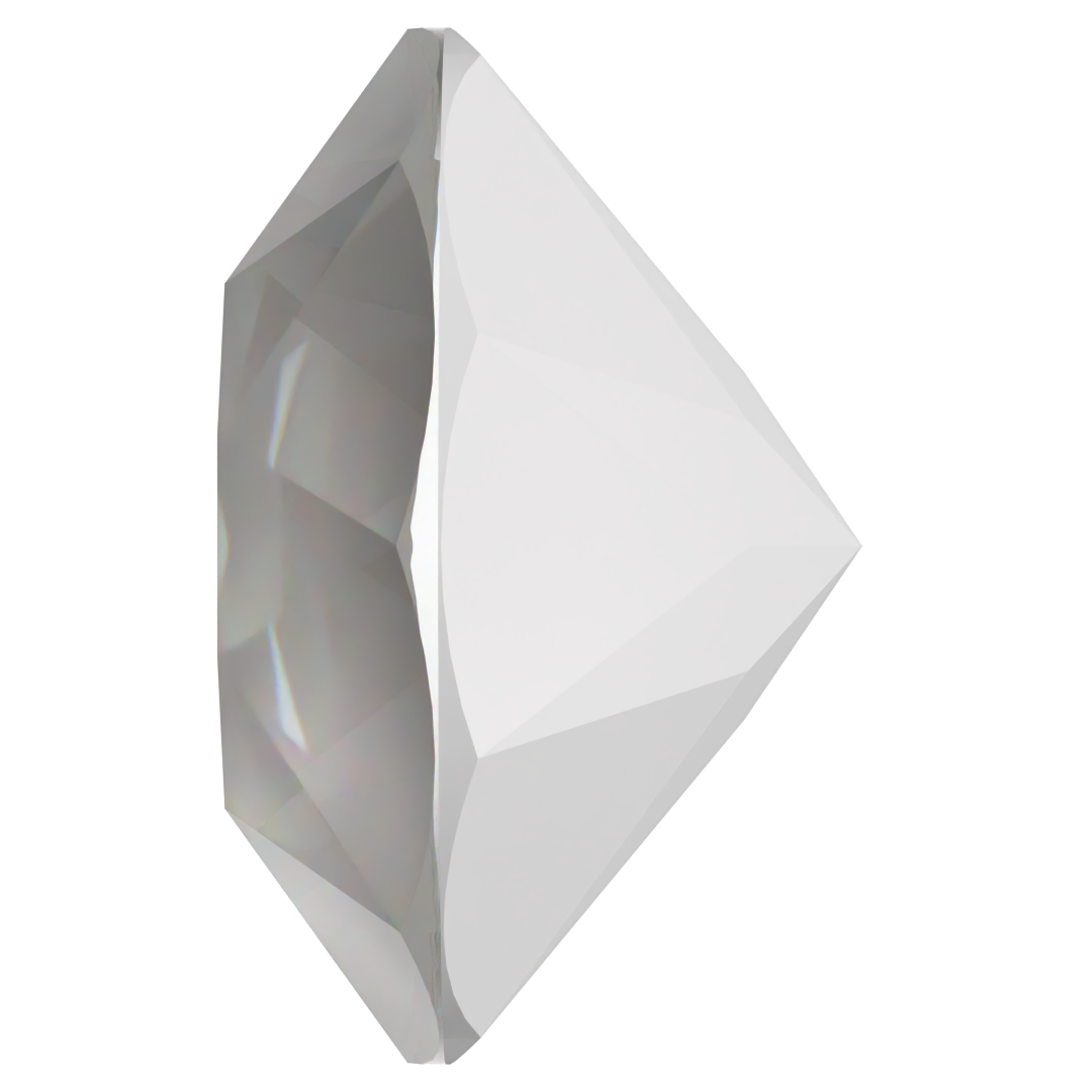 Serinity Chatons Round Stones (1028 & 1088) Crystal Electric White Ignite UNFOILED - Bluestreak Crystals