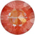 Swarovski Chatons Round Stones (1028 & 1088) Crystal Orange Glow Delite UNFOILED-Swarovski Chatons & Round Stones-SS29 (6.25mm) - Pack of 25-Bluestreak Crystals