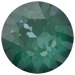 Swarovski Chatons Round Stones (1028 & 1088) Crystal Pine Green Ignite UNFOILED - Bluestreak Crystals