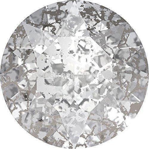 Swarovski Chatons Round Stones (1028 & 1088) Crystal Silver Patina-Swarovski Chatons & Round Stones-SS24 (5.35mm) - Pack of 40-Bluestreak Crystals