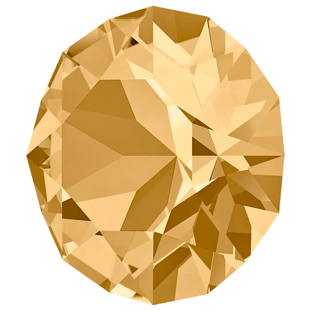 Swarovski Light Colorado Topaz Flatback Rhinestones – 16ss 4mm, 2088, 144 Pcs