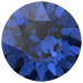 Swarovski Chatons Round Stones (1028 & 1088) Recreated Dark Sapphire - Bluestreak Crystals