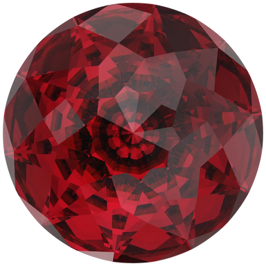 Swarovski Chatons Round Stones Dome (1400) Scarlet - Bluestreak Crystals