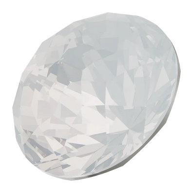 Swarovski Chatons Round Stones Dome (1400) White Opal - Bluestreak Crystals