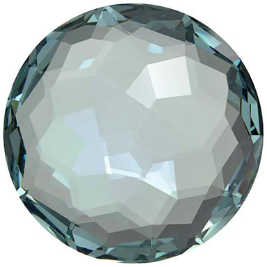 Swarovski Chatons Round Stones Fantasy (1383) Aquamarine Ignite UNFOILED - Bluestreak Crystals