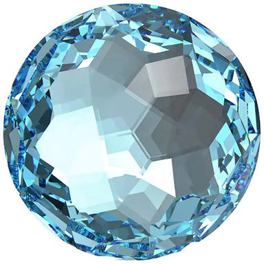 Swarovski Chatons Round Stones Fantasy (1383) Aquamarine - Bluestreak Crystals
