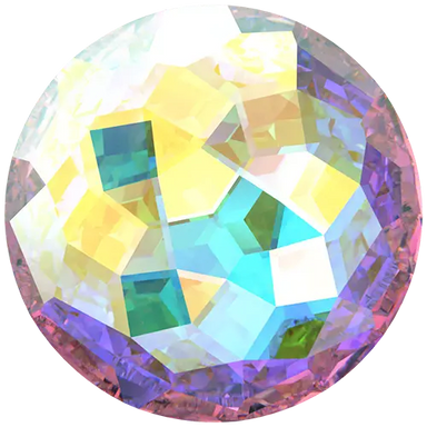 Swarovski Chatons Round Stones Fantasy (1383) Crystal AB - Bluestreak Crystals