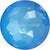 Swarovski Chatons Round Stones Fantasy (1383) Crystal Electric Blue Ignite UNFOILED-Swarovski Chatons & Round Stones-8mm - Pack of 2-Bluestreak Crystals