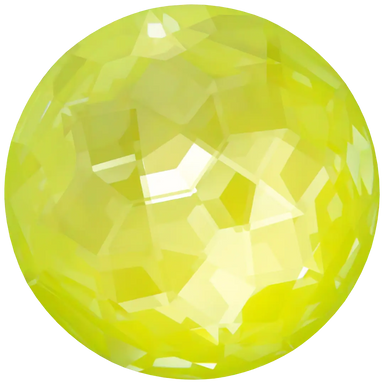 Swarovski Chatons Round Stones Fantasy (1383) Crystal Electric Yellow Ignite UNFOILED - Bluestreak Crystals