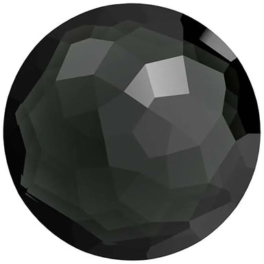 Swarovski Chatons Round Stones Fantasy (1383) Jet UNFOILED - Bluestreak Crystals