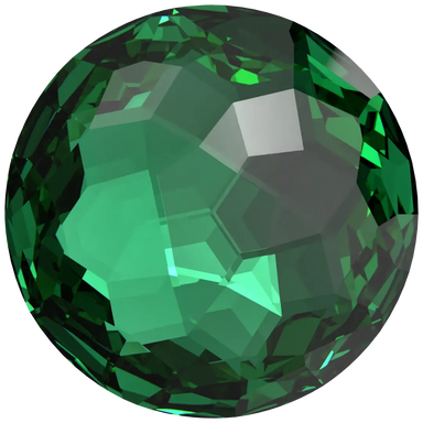 Serinity Chatons Round Stones Thin (1383) Majestic Green - Bluestreak Crystals