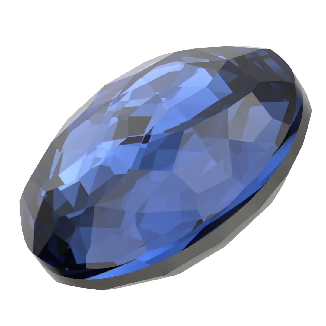 Swarovski Chatons Round Stones Fantasy (1383) Recreated Dark Sapphire - Bluestreak Crystals