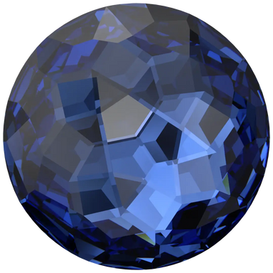 Swarovski Chatons Round Stones Fantasy (1383) Recreated Dark Sapphire - Bluestreak Crystals