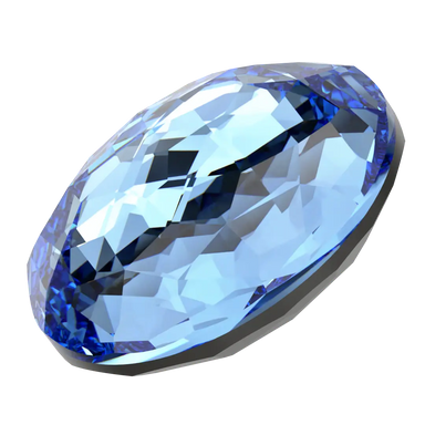 Swarovski Chatons Round Stones Fantasy (1383) Recreated Ice Blue - Bluestreak Crystals