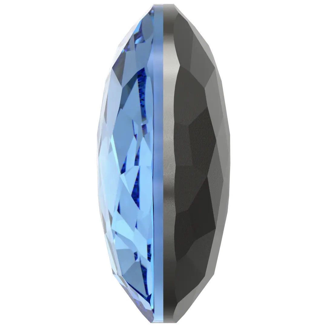 Swarovski Chatons Round Stones Fantasy (1383) Recreated Ice Blue - Bluestreak Crystals