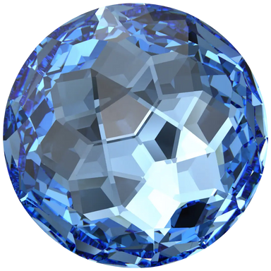Swarovski Chatons Round Stones Fantasy (1383) Recreated Ice Blue - Bluestreak Crystals