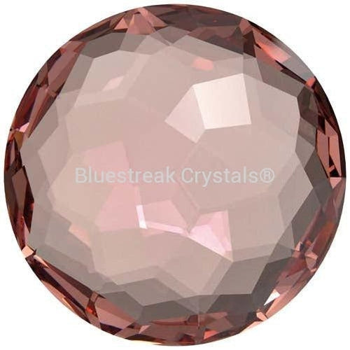 Swarovski Chatons Round Stones Fantasy (1383) Rose Peach Ignite UNFOILED-Swarovski Chatons & Round Stones-8mm - Pack of 2-Bluestreak Crystals