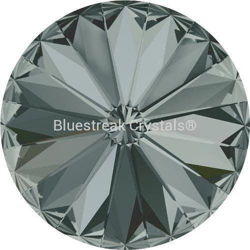 Swarovski Chatons Round Stones Rivoli (1122) Black Diamond-Swarovski Chatons & Round Stones-SS29 (6.25mm) - Pack of 20 (End of Line)-Bluestreak Crystals