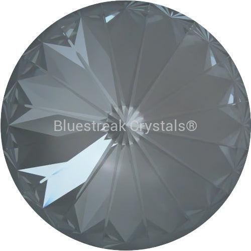 Swarovski Chatons Round Stones Rivoli (1122) Crystal Dark Grey Ignite UNFOILED-Swarovski Chatons & Round Stones-12mm - Pack of 4-Bluestreak Crystals