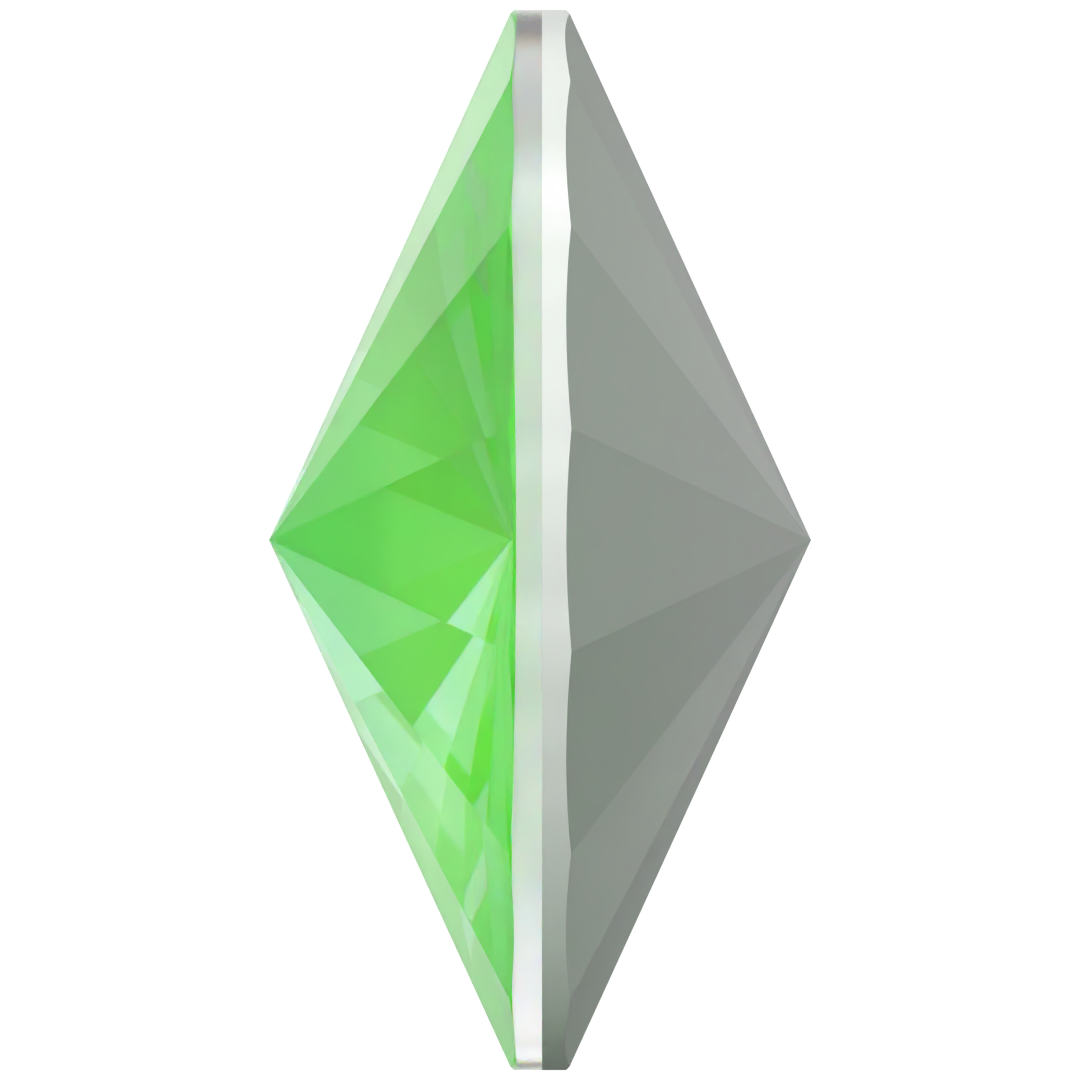 Swarovski Chatons Round Stones Rivoli (1122) Crystal Electric Green Ignite UNFOILED - Bluestreak Crystals