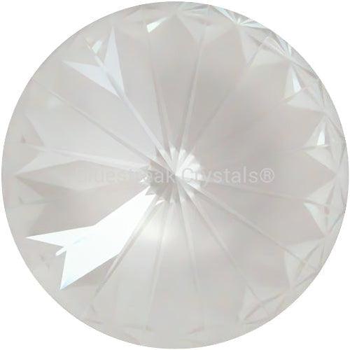Swarovski Chatons Round Stones Rivoli (1122) Crystal Electric White Ignite UNFOILED-Swarovski Chatons & Round Stones-12mm - Pack of 4-Bluestreak Crystals