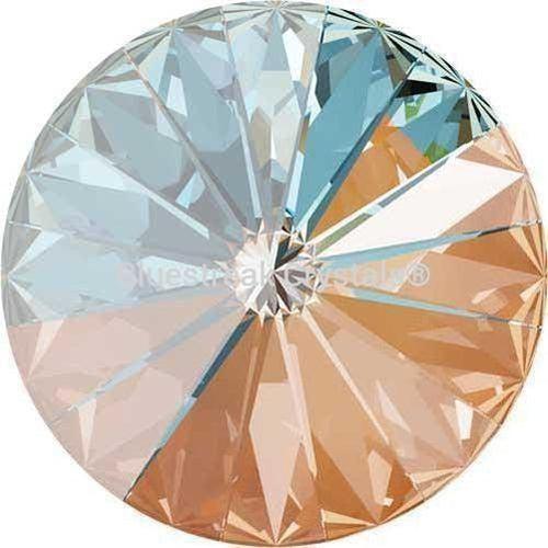 Swarovski Chatons Round Stones Rivoli (1122) Crystal Peach Delite UNFOILED-Swarovski Chatons & Round Stones-12mm - Pack of 4-Bluestreak Crystals