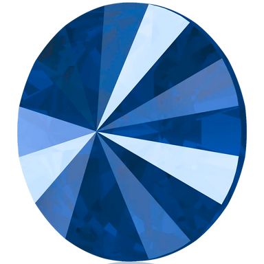 Swarovski Chatons Round Stones Rivoli (1122) Crystal Royal Blue Delite UNFOILED - Bluestreak Crystals